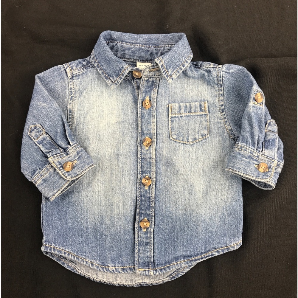 Old Navy infant denim shirts